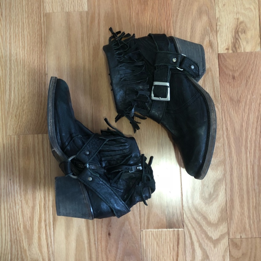 All Saints Harness Boots